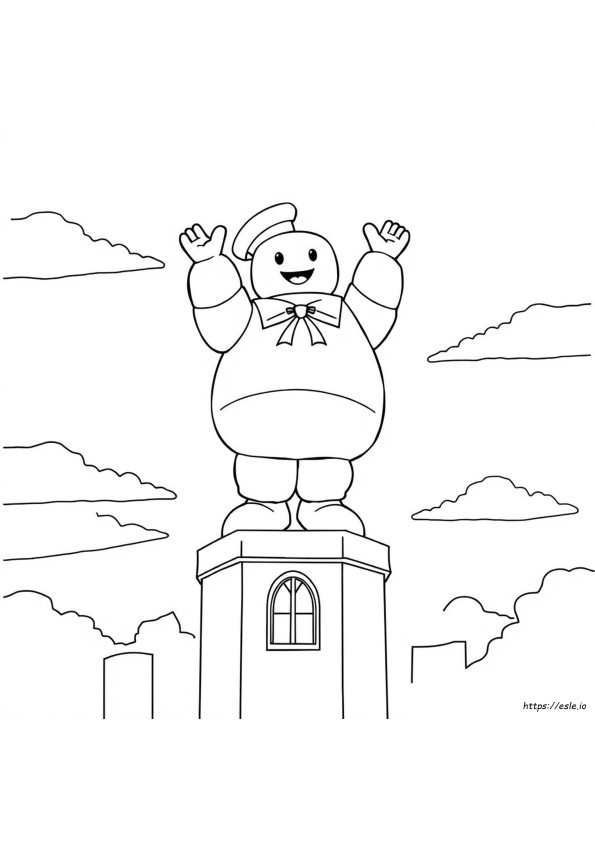 Stay Puft Kleurplaat