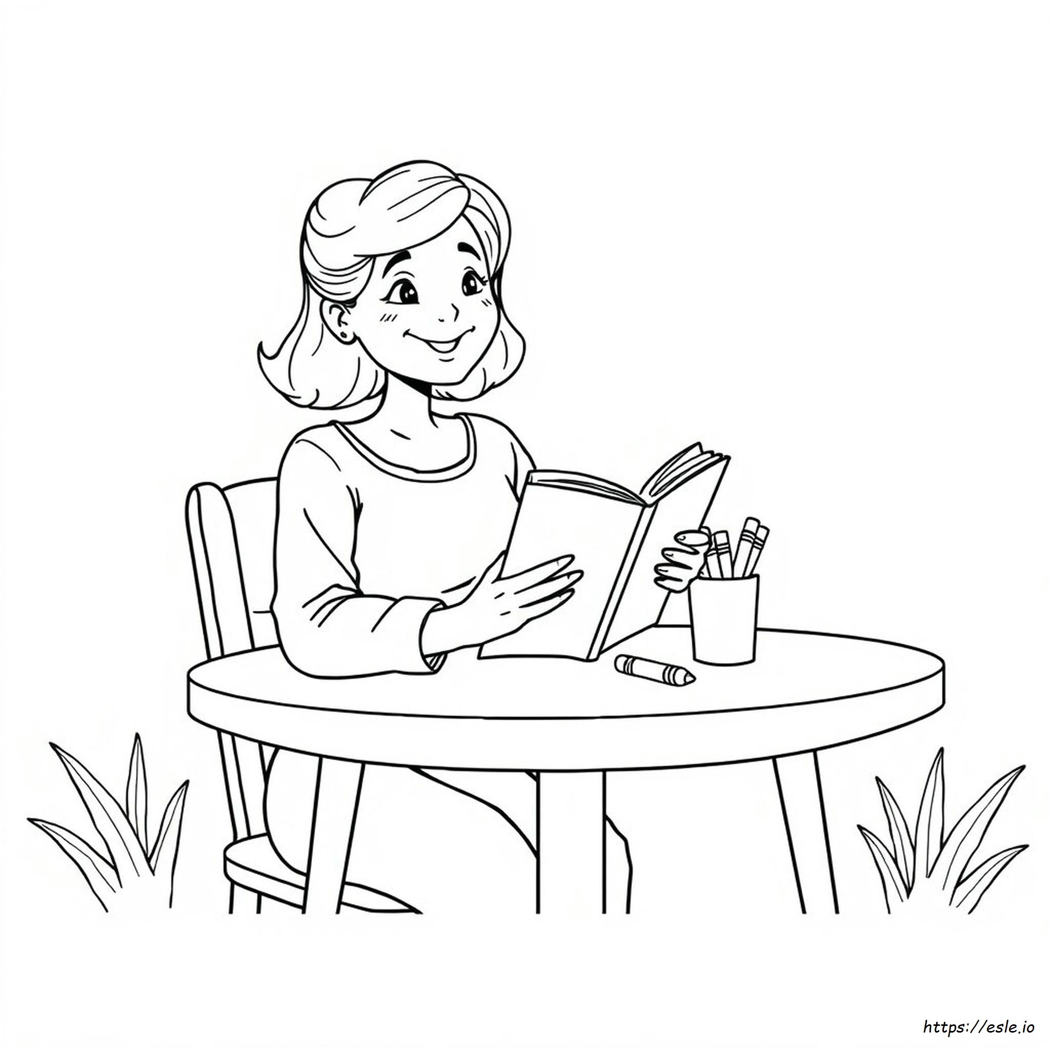 Mom Colouring Pages