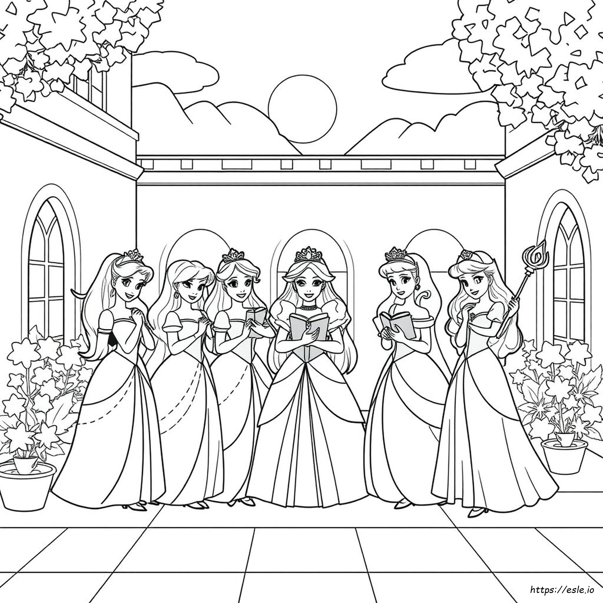 Tutte Le Principesse Da Colorare