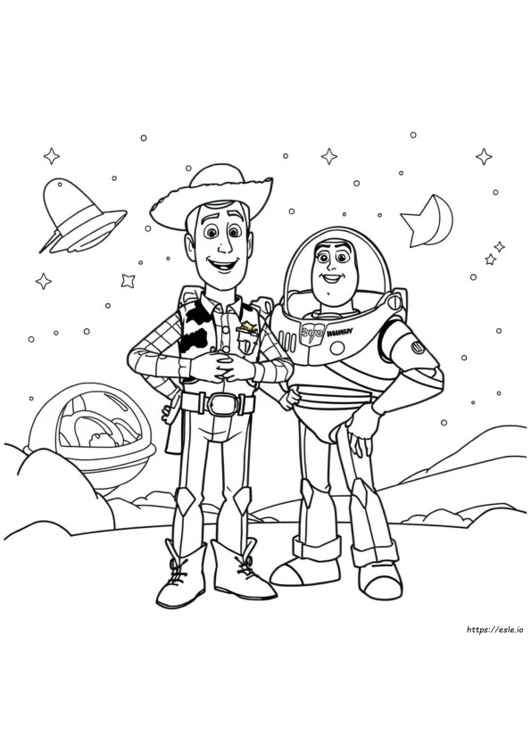 Desene De Colorat Toy Story