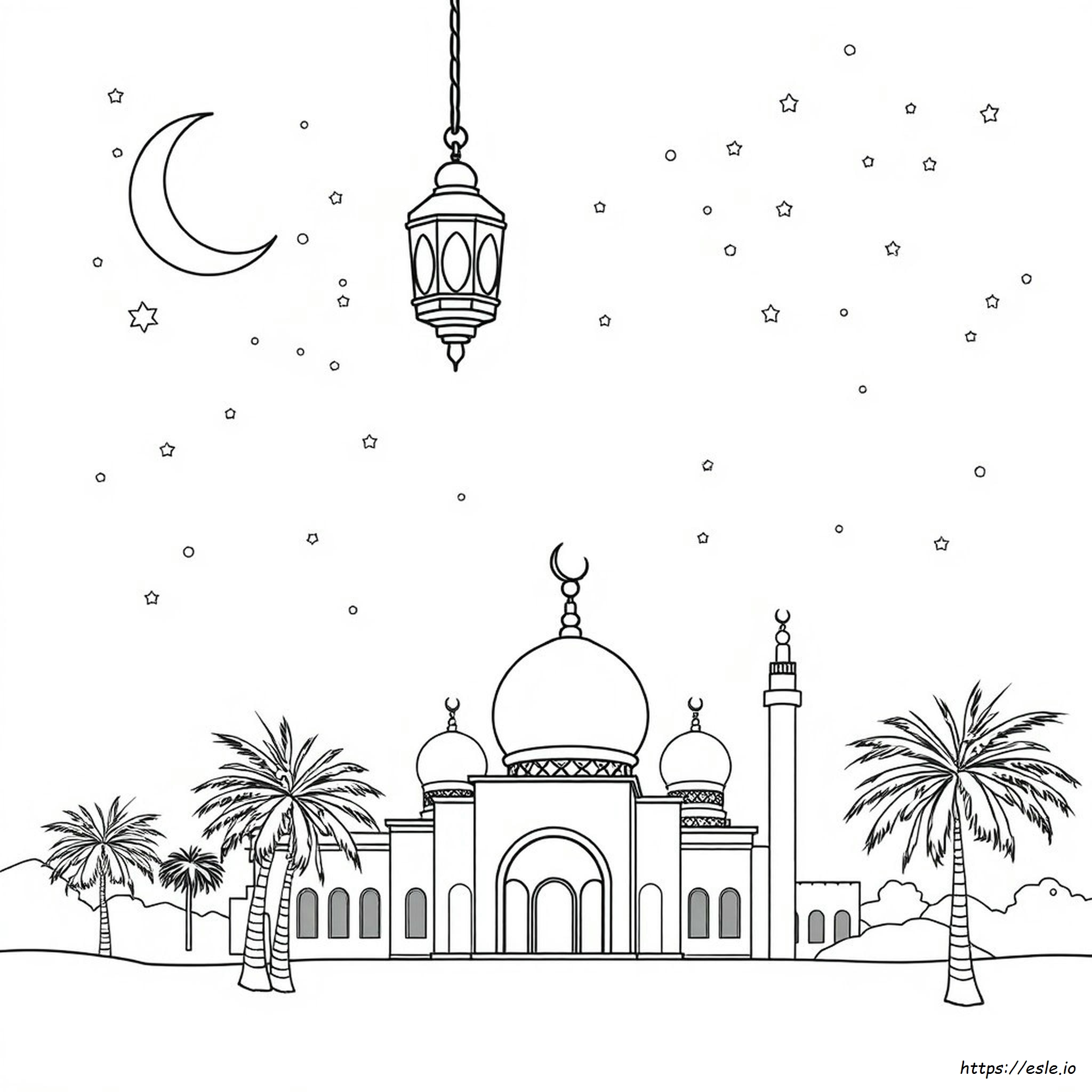 Ramadan Colouring Pages Printable