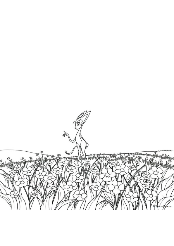 Kirlia Coloring Page