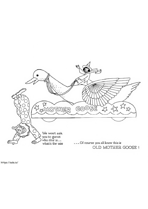 Coloriage Mother Goose 3 Comptines E1614936253477 à imprimer dessin