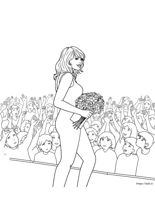 Kolorowanki Do Druku Z Taylor Swift