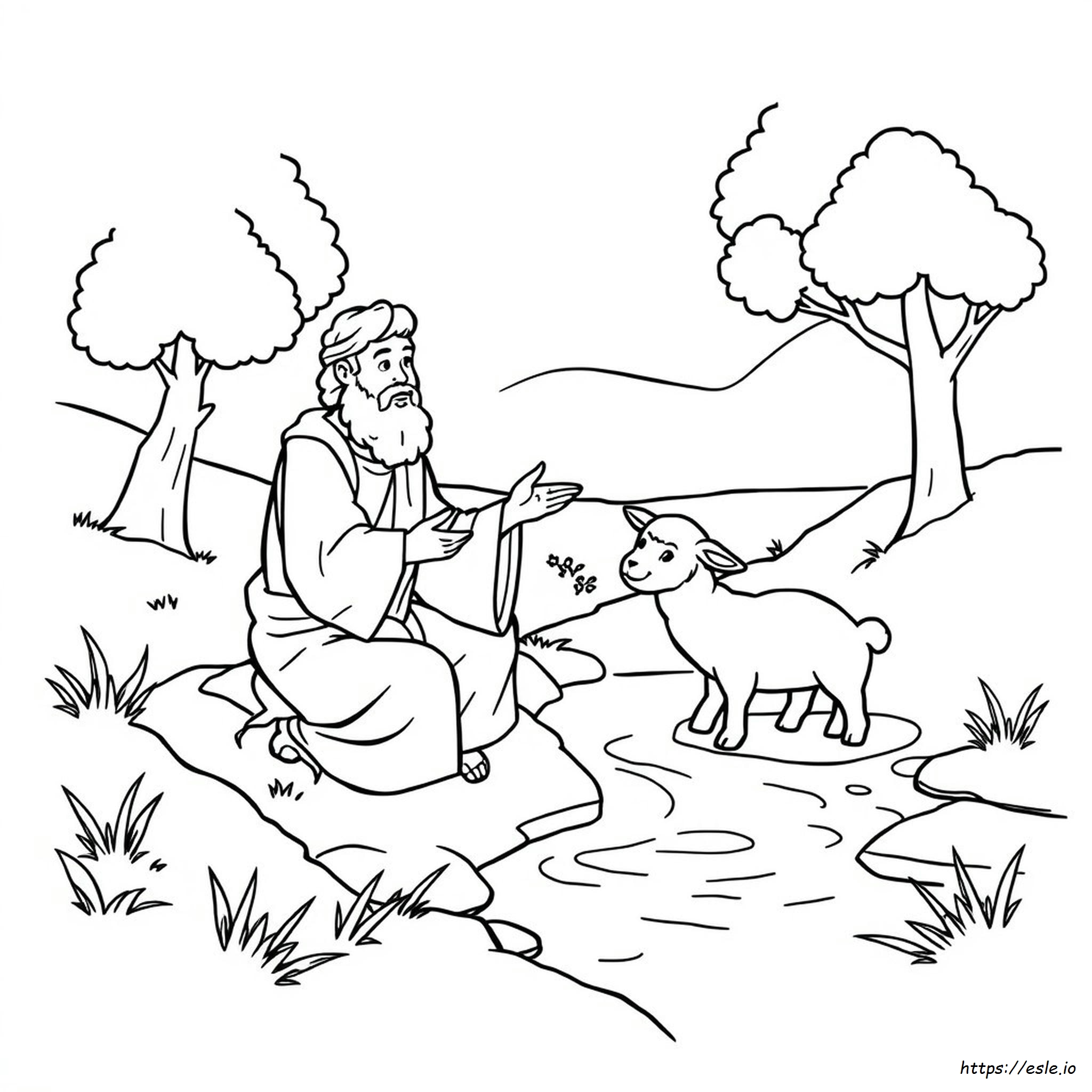 John The Baptist Coloring Pages For Preschoolers