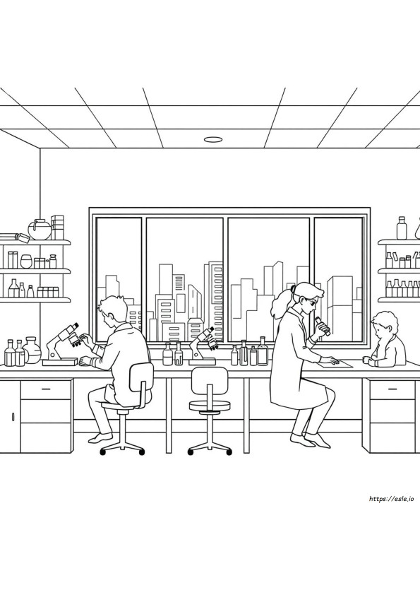Coloring Pages Of Labs