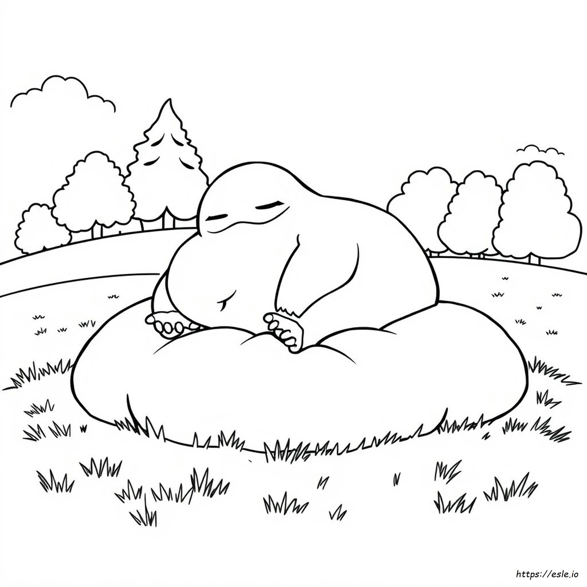 Snorlax Pokemon Coloring Pages