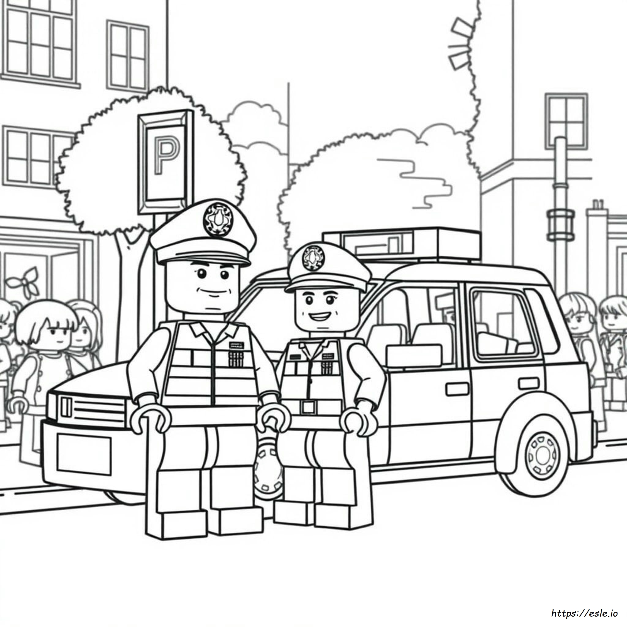 Lego Rendőrségi Színező Oldalak