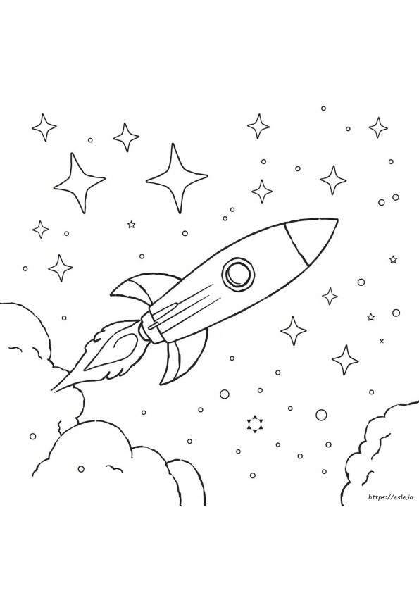 Espaço Sideral Para Colorir