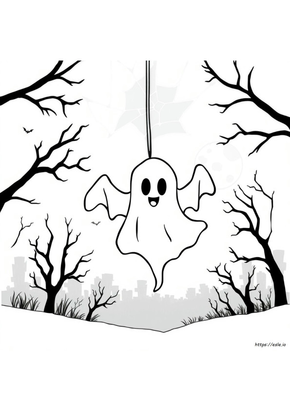 Ghost Spider Coloring