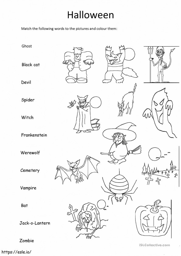 Învățarea limbii engleze 6 de colorat