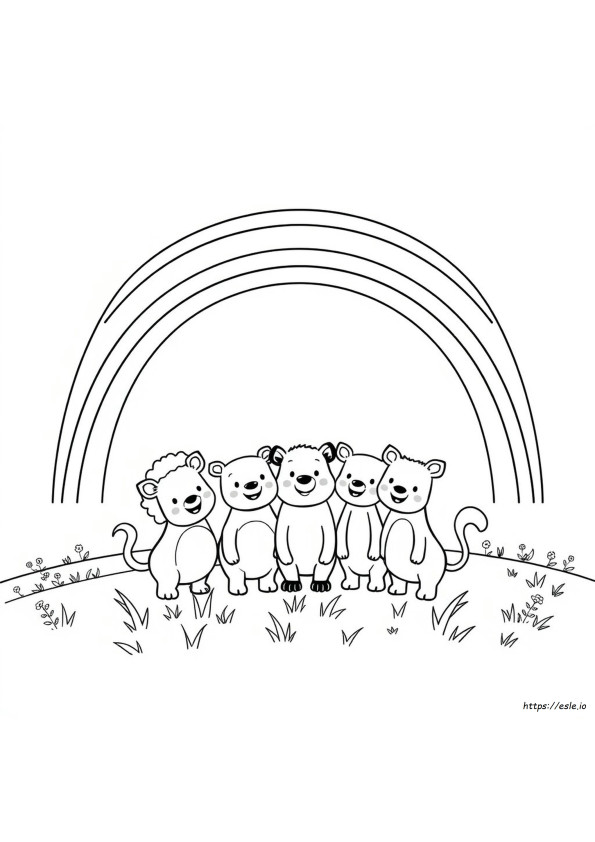 Rainbow Friends Coloring Images