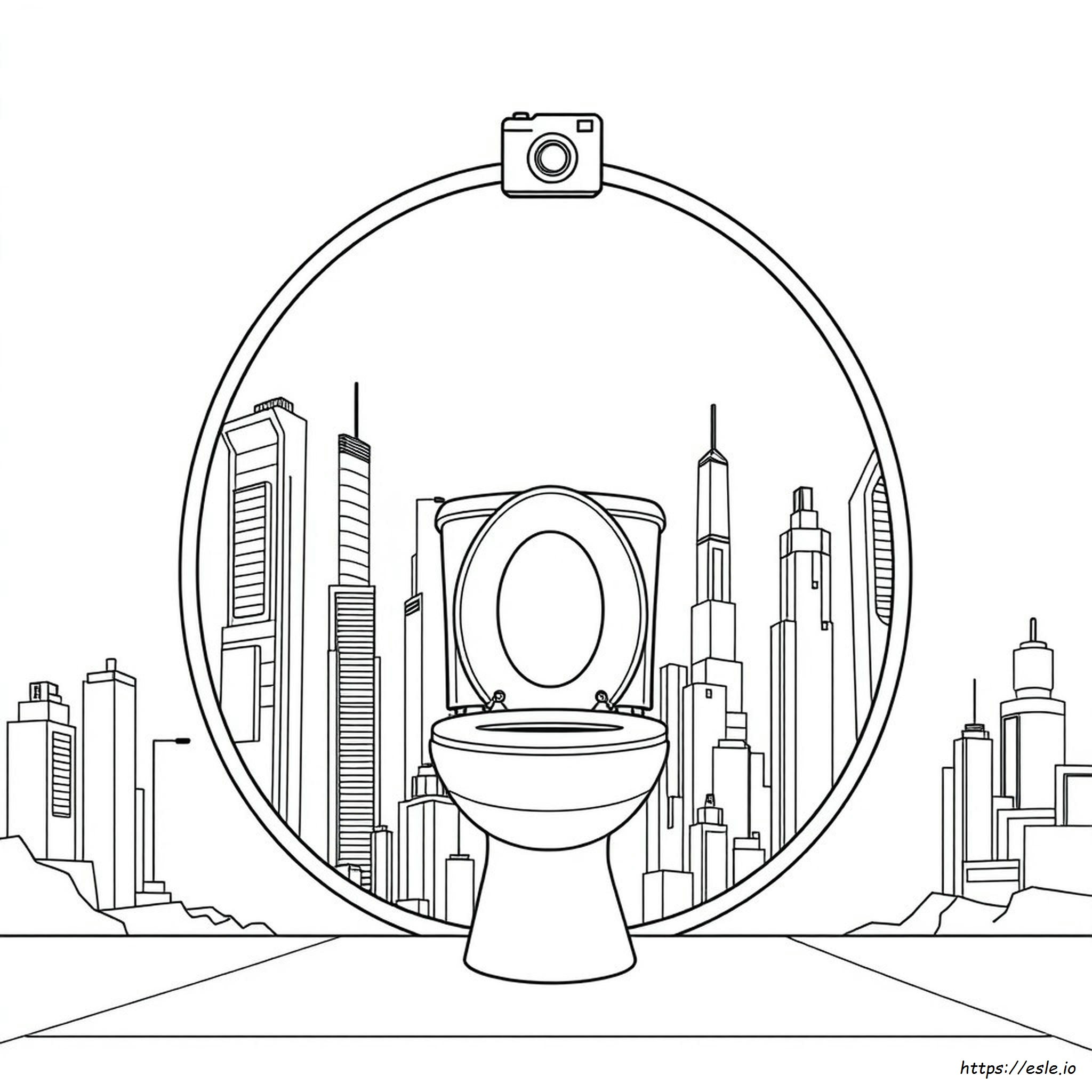 Pagina Da Colorare Titan Cameraman Per Toilet Skibidi