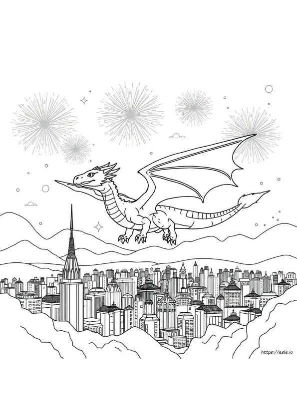 2024 Dragon Coloring