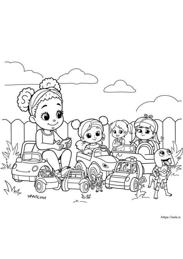 Trinity And Beyond Coloring Pages Of Their Toys