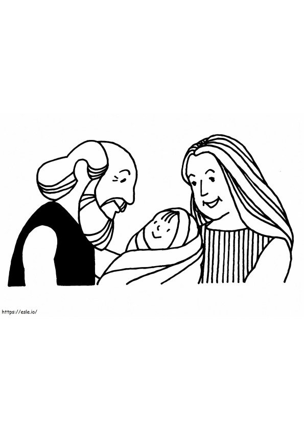 Abraham And Sarah Story coloring page
