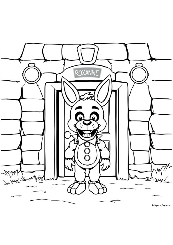 Coloriages Fnaf Roxanne Wolf À Imprimer