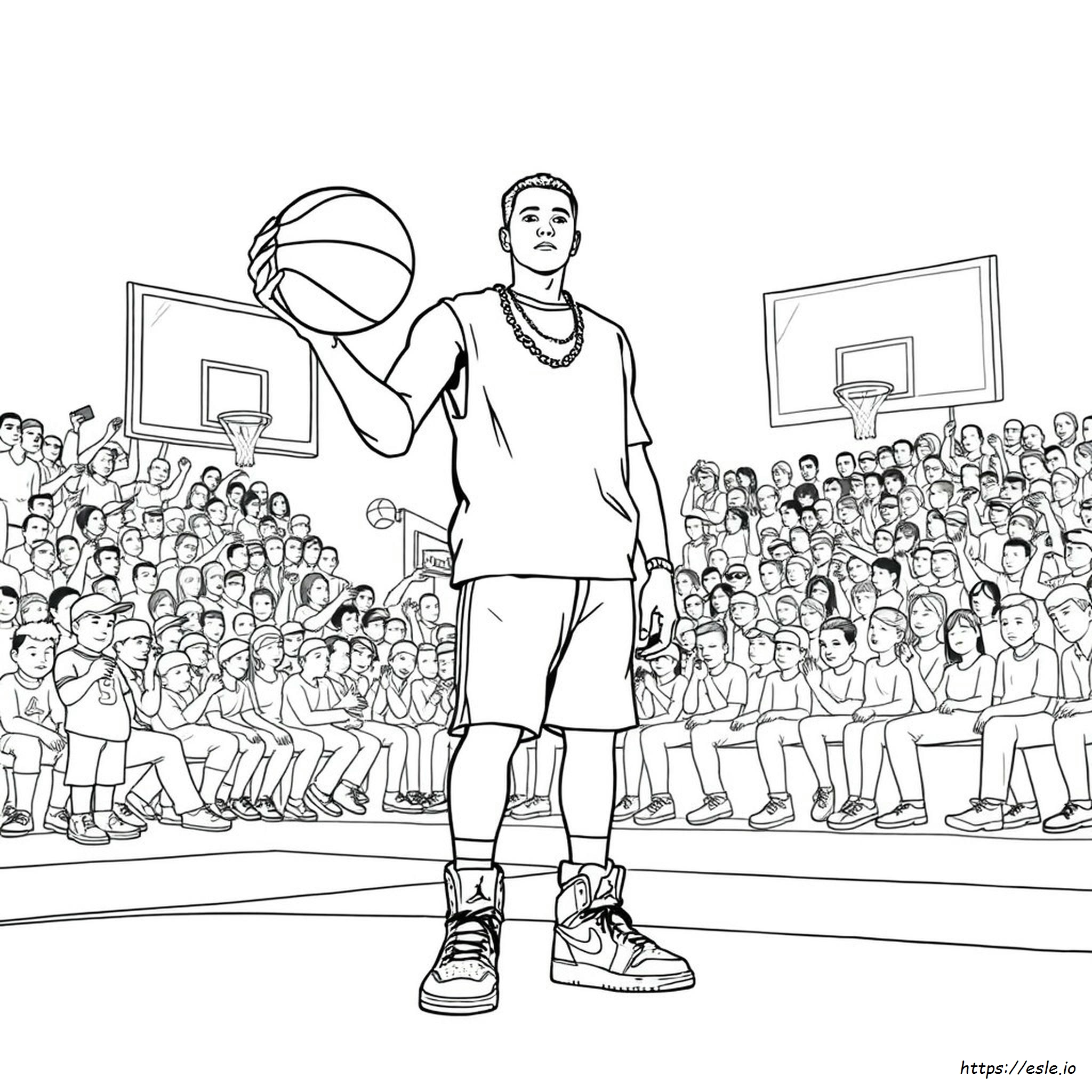 Travis Scott Jordan 1 Coloring Page