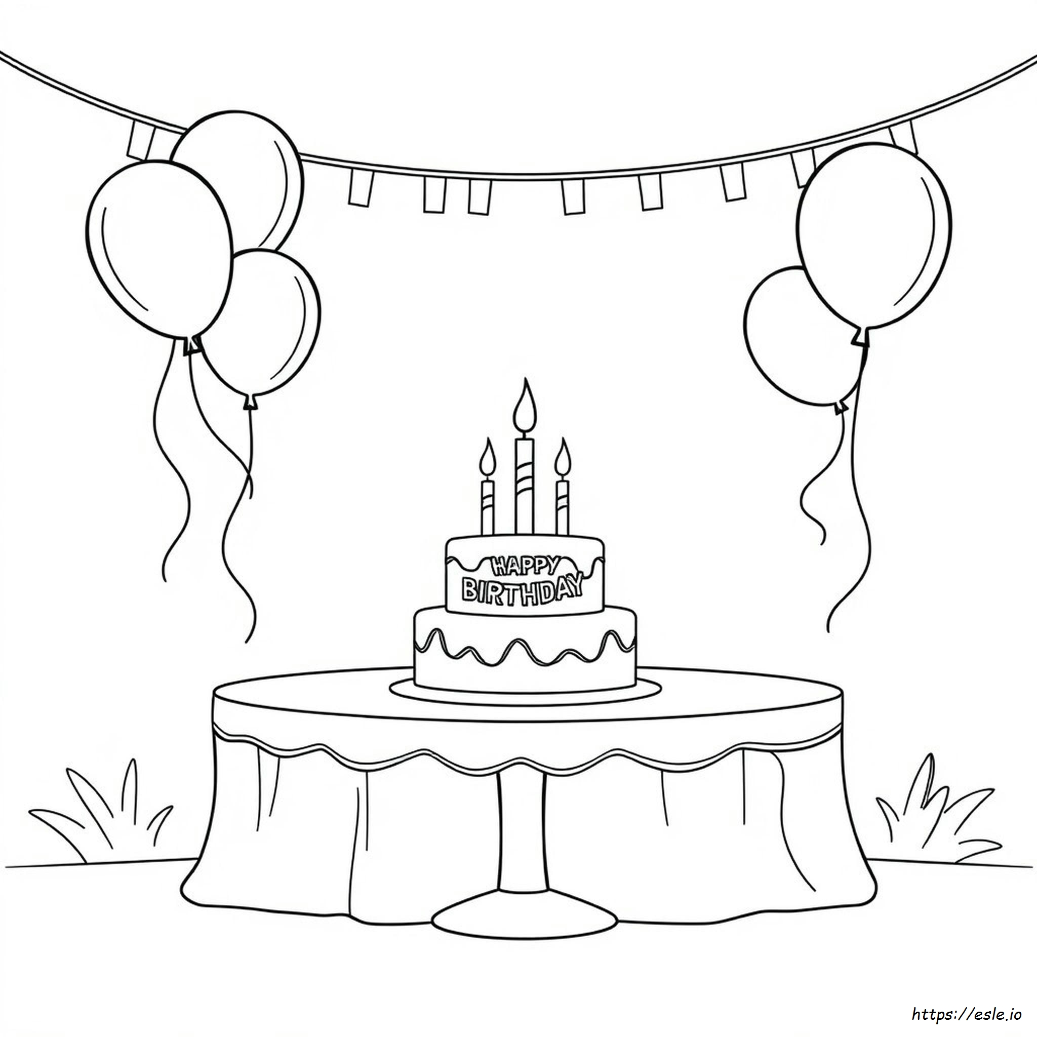Birthday Coloring Pages Pdf