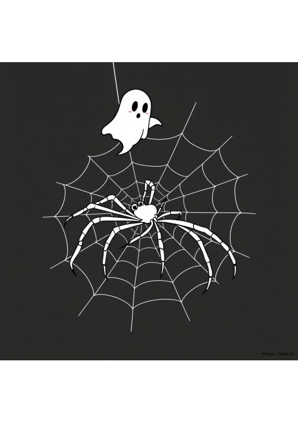 Dibujo De Ghost Spider Para Colorear