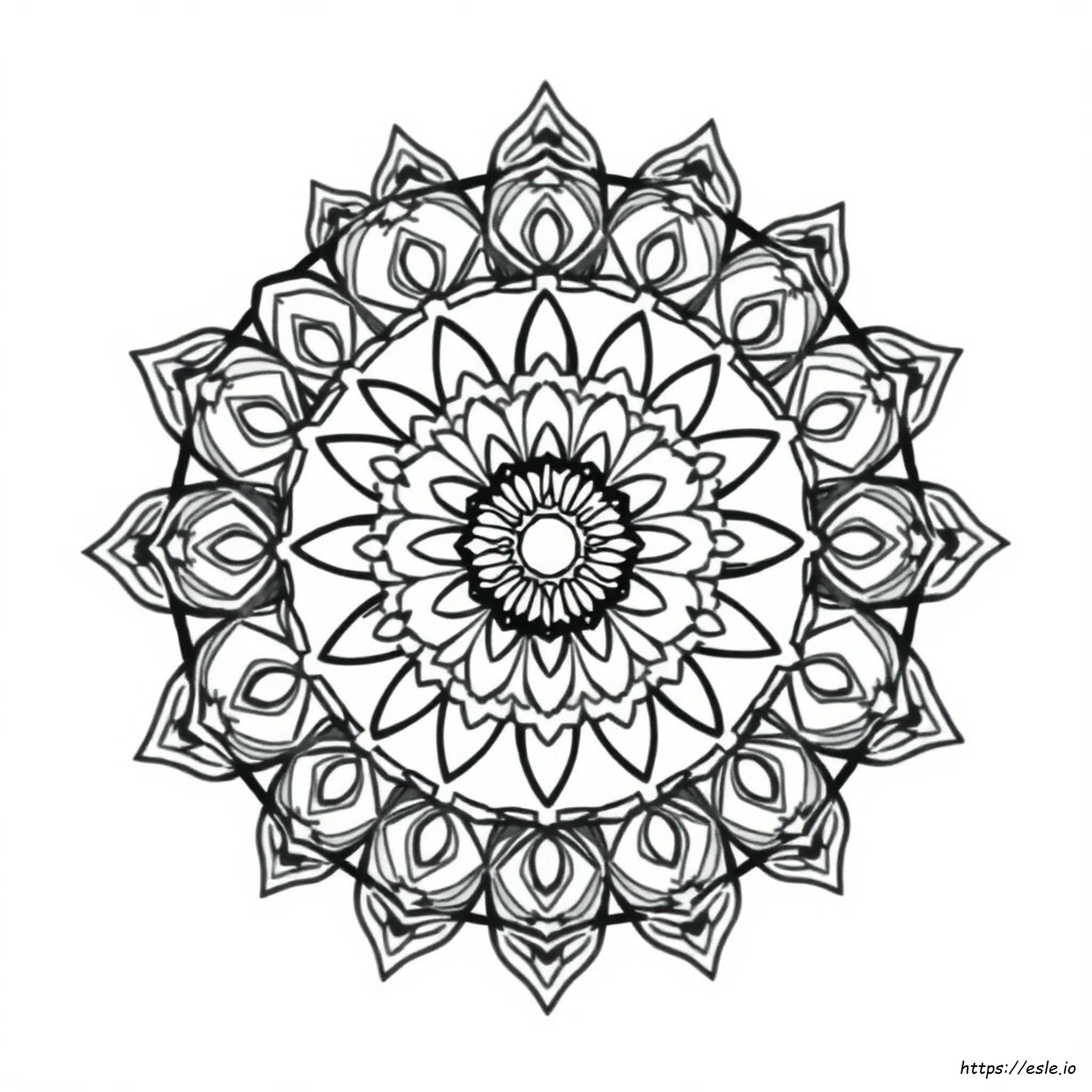 Mandala Da Colorare - Mandala Da Stampare
