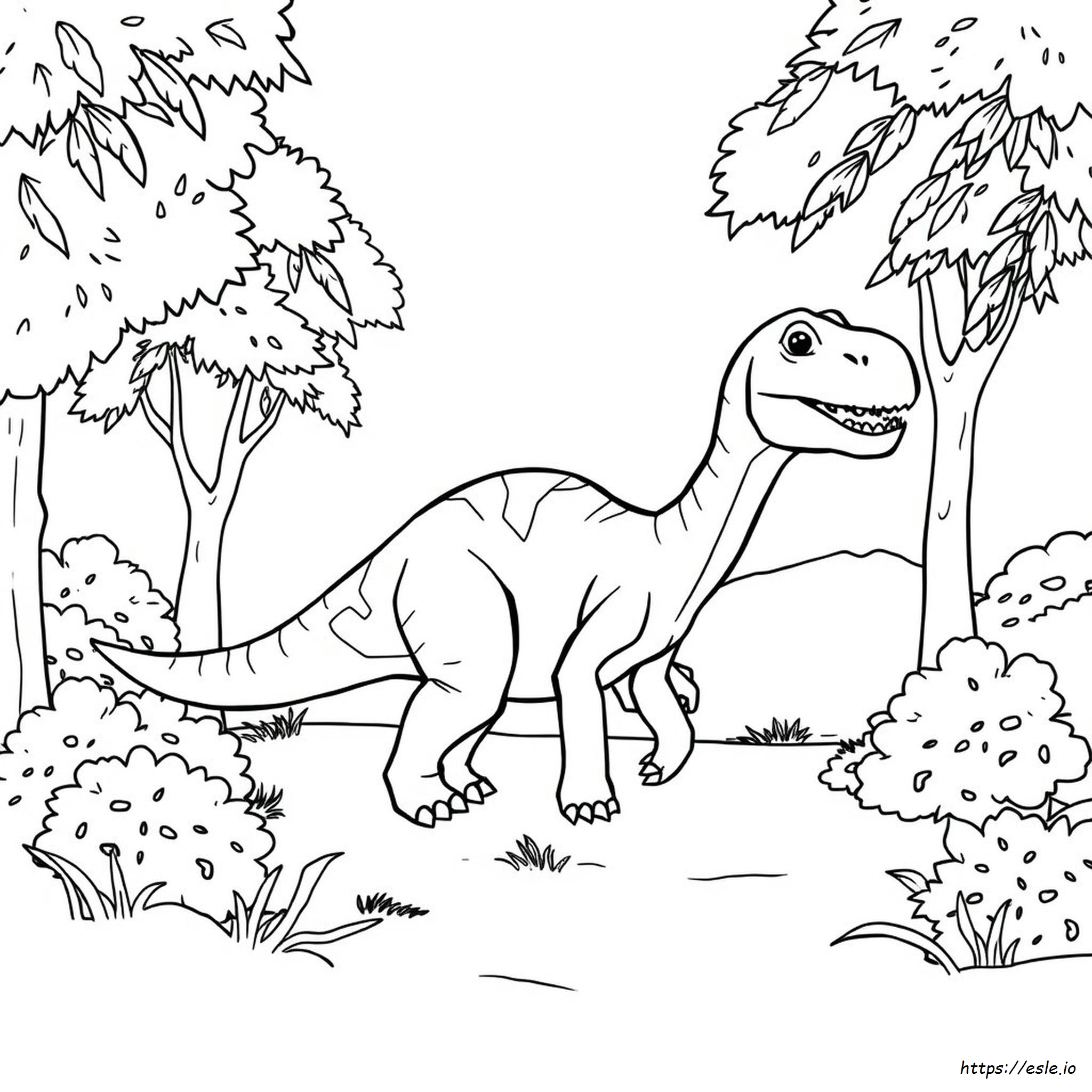 Kuinka Värittää Dinosaurus