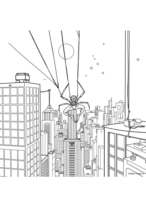 Spiderverse Colouring Pages