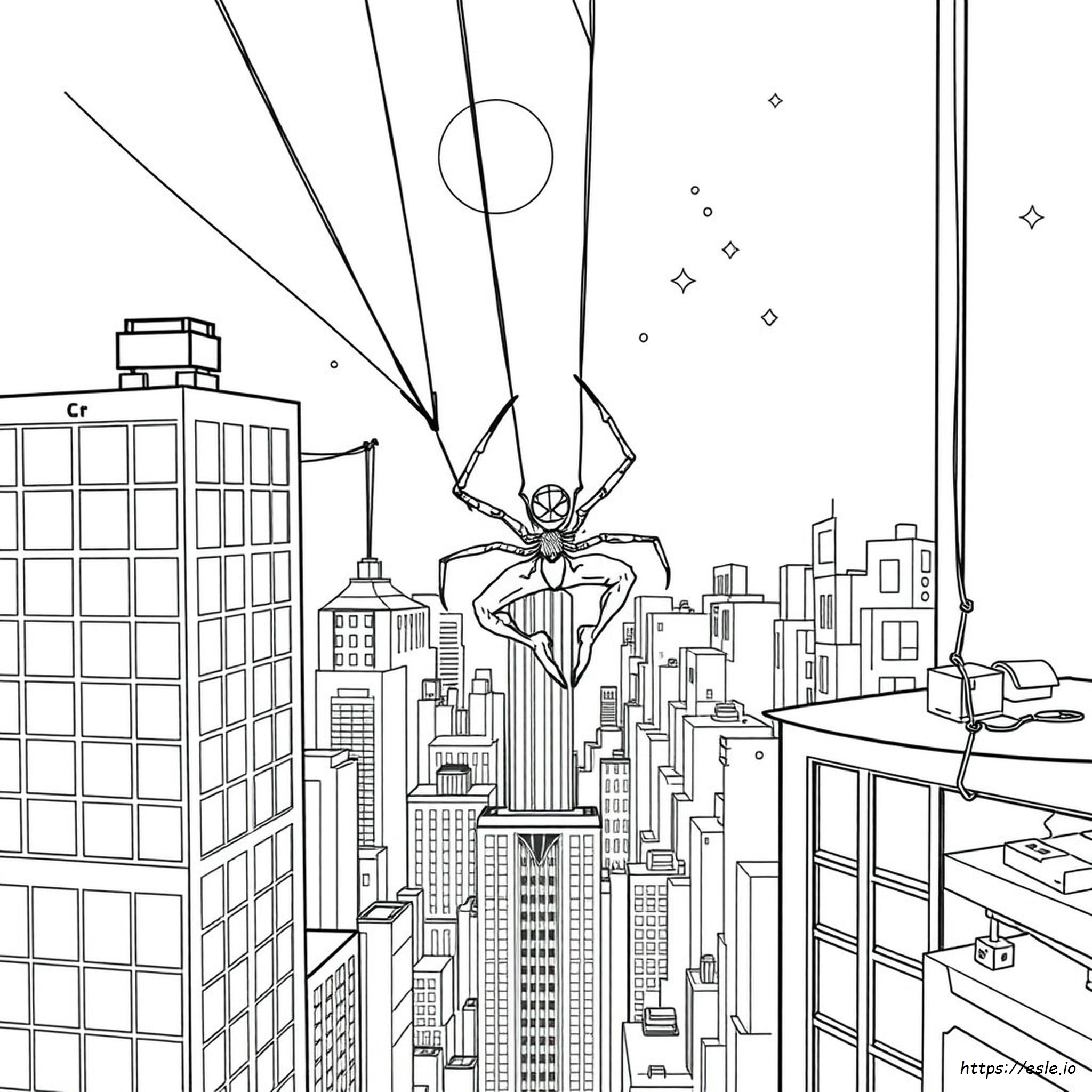 Spiderverse Colouring Pages