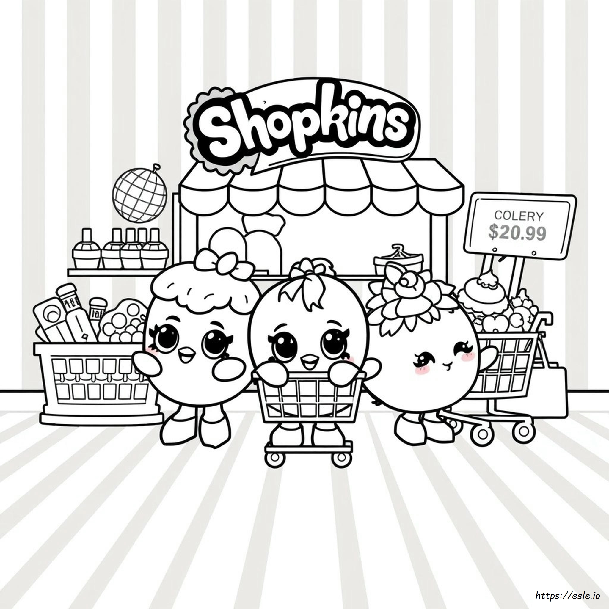 Shopkins Ausmalbilder Shopkins Zum Ausmalen
