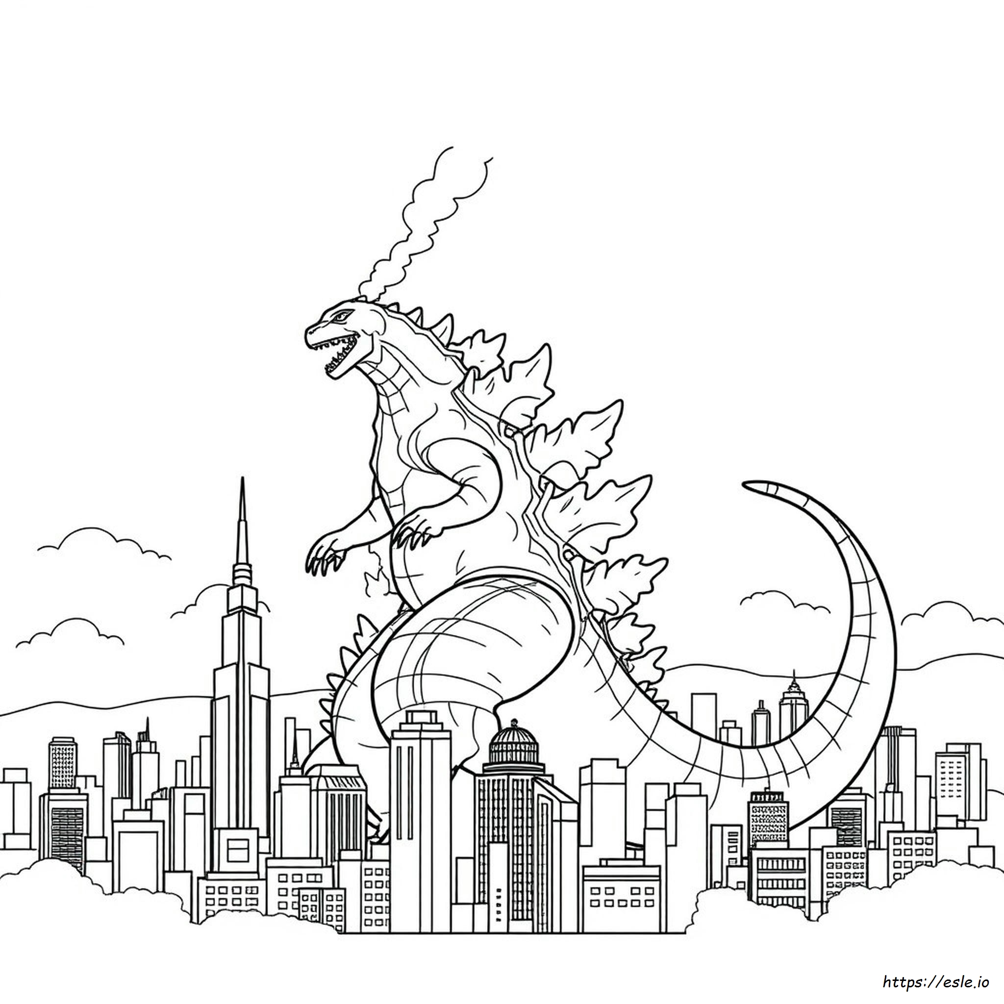 Godzilla 2024 Coloring Pages