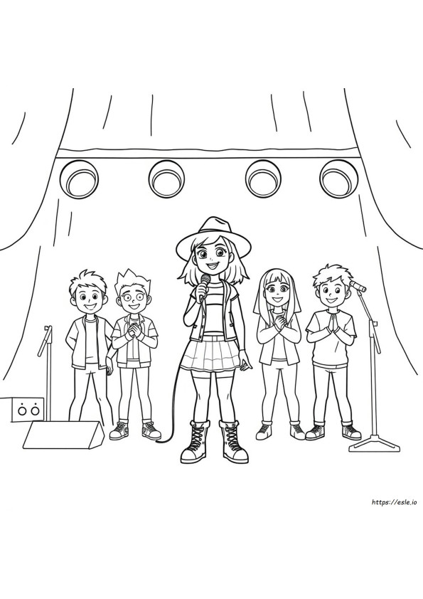 Uma Descendants Ausmalbilder