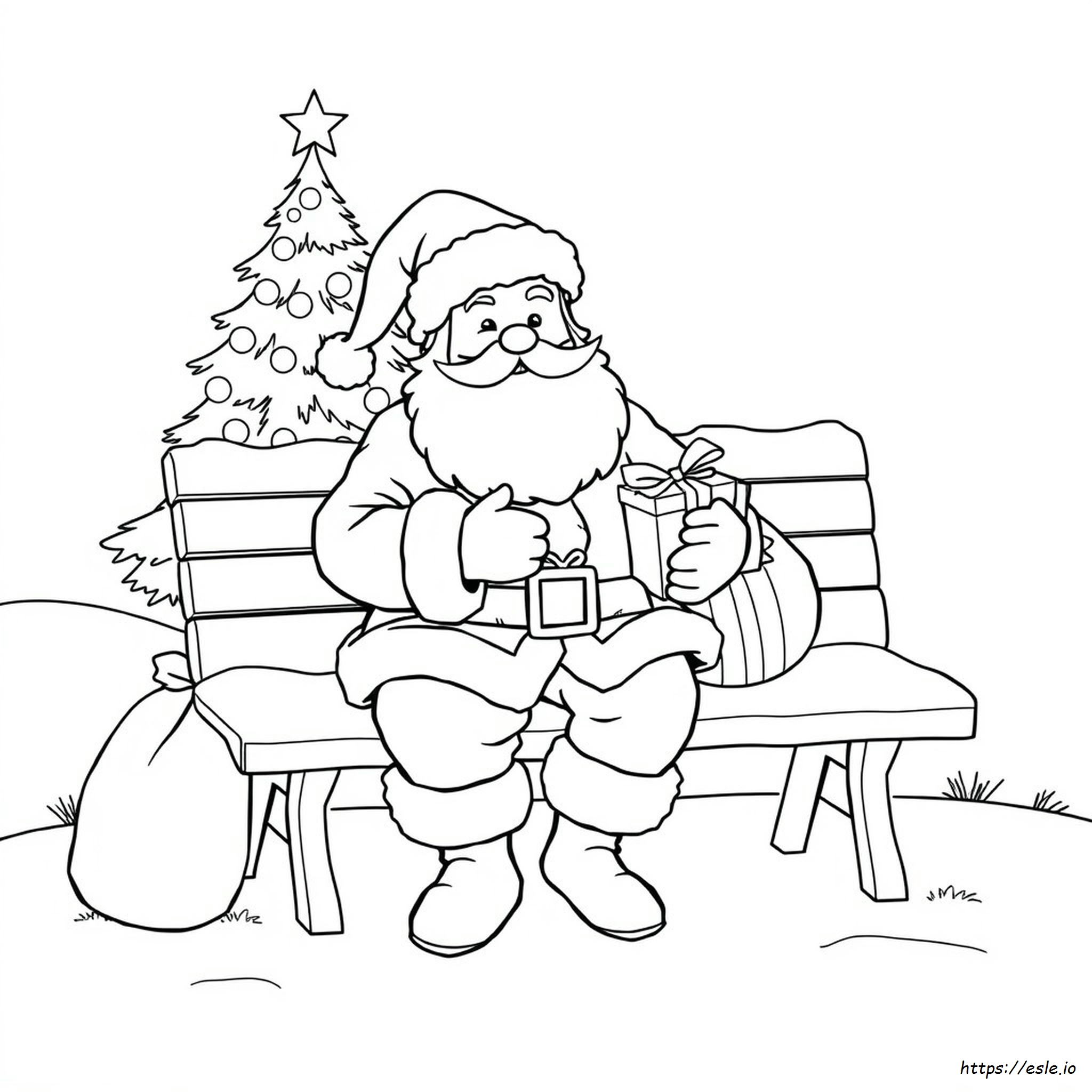 Colouring Pictures Of Santa