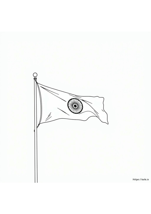 Flagge Von Indien Ausmalbilder