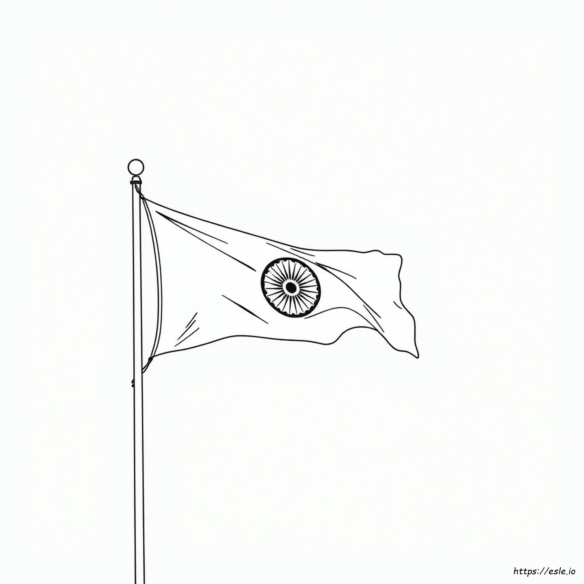Flagge Von Indien Ausmalbilder