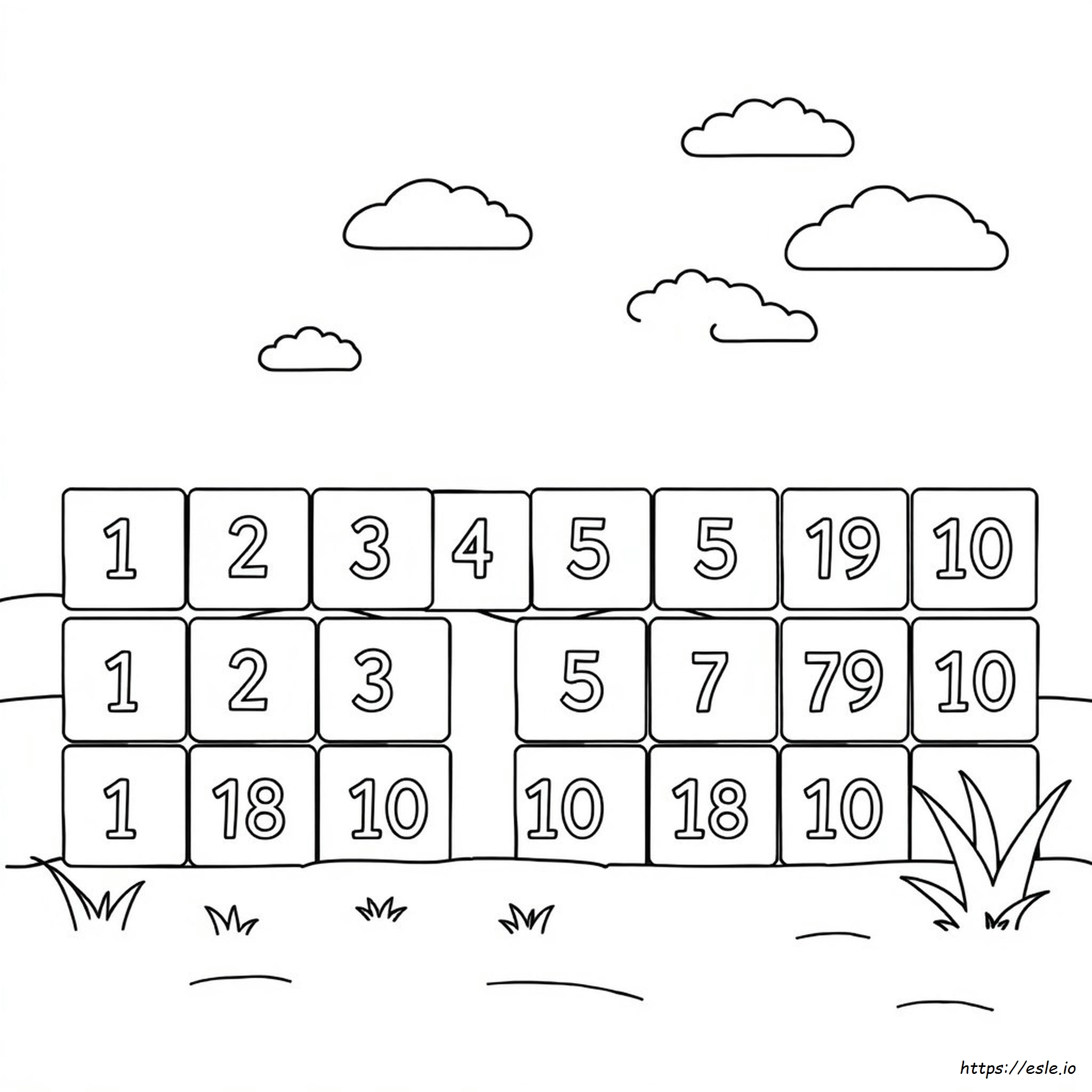 Numeri Da Colorare 11-20