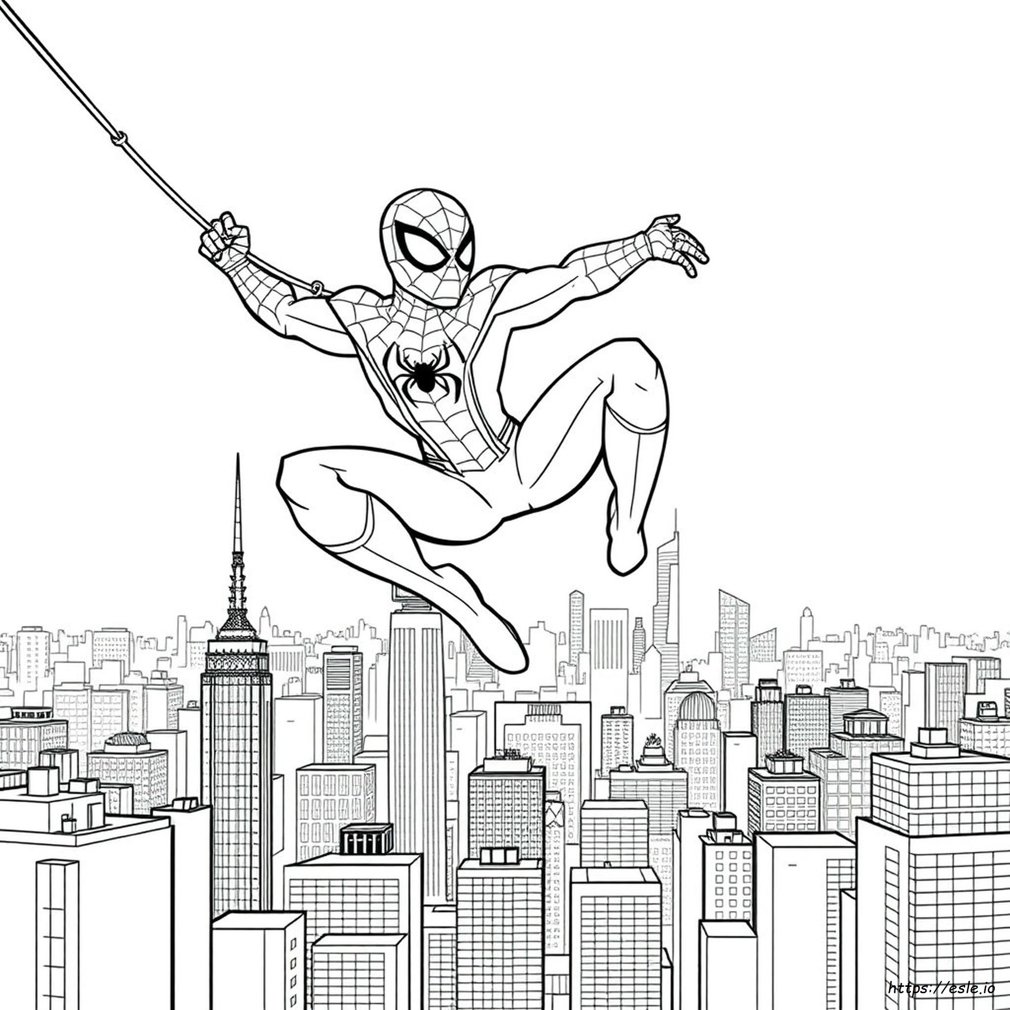 Spider Man Coloring Pages Free Printable