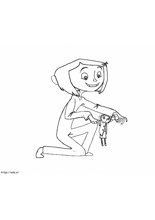 Coraline 2 coloring page