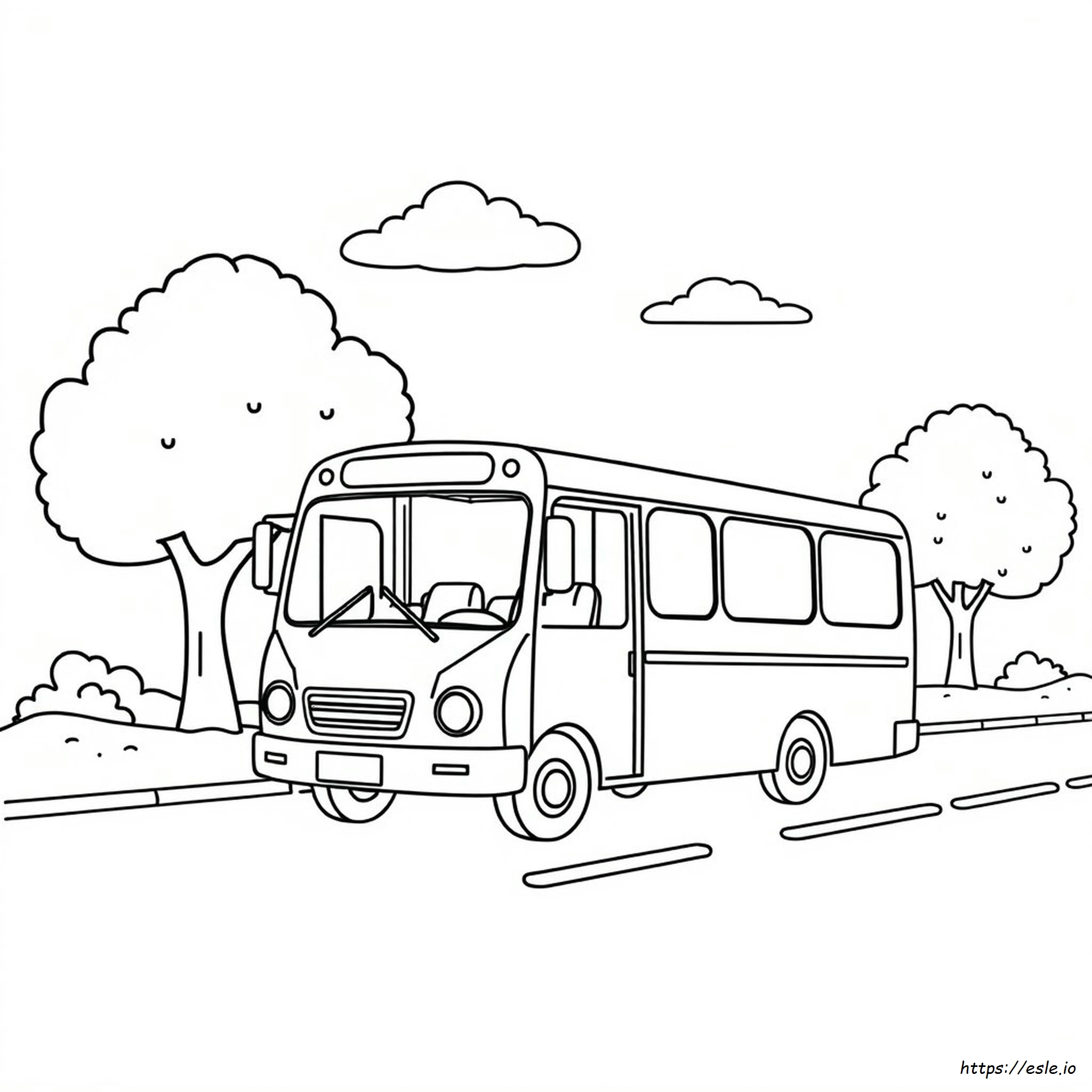 Bus Ausmalbilder Kostenlos