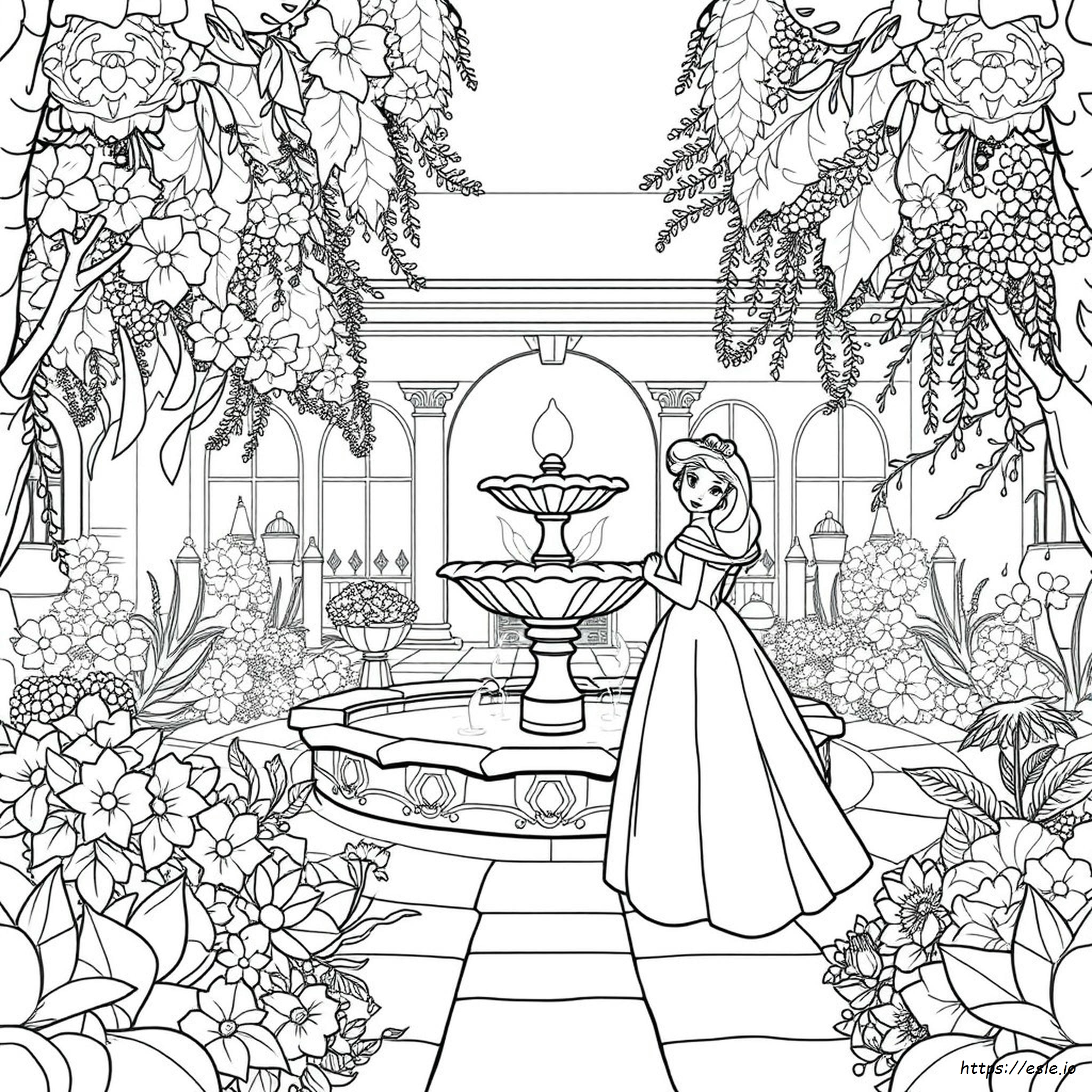 Belle Colouring Pages Printable