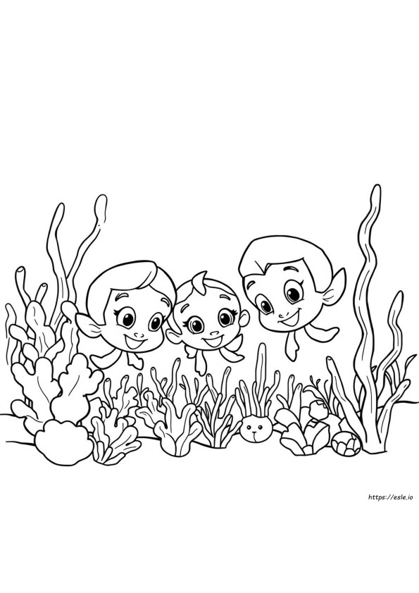 Bubble Guppies Coloring Sheet