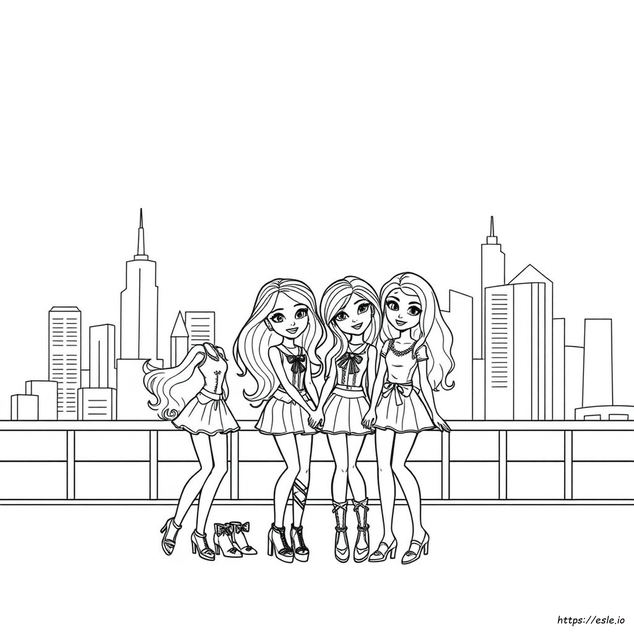 Bratz Coloring Pages Bratz Para Colorear