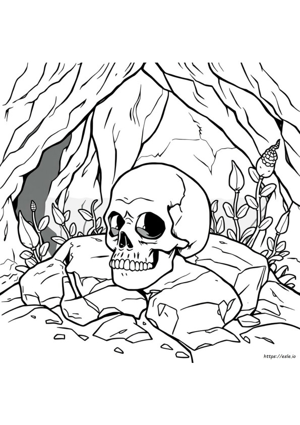 Desenhos Detalhados De Caveiras Para Colorir