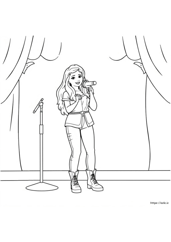 Coloriages Sabrina Carpenter Faciles