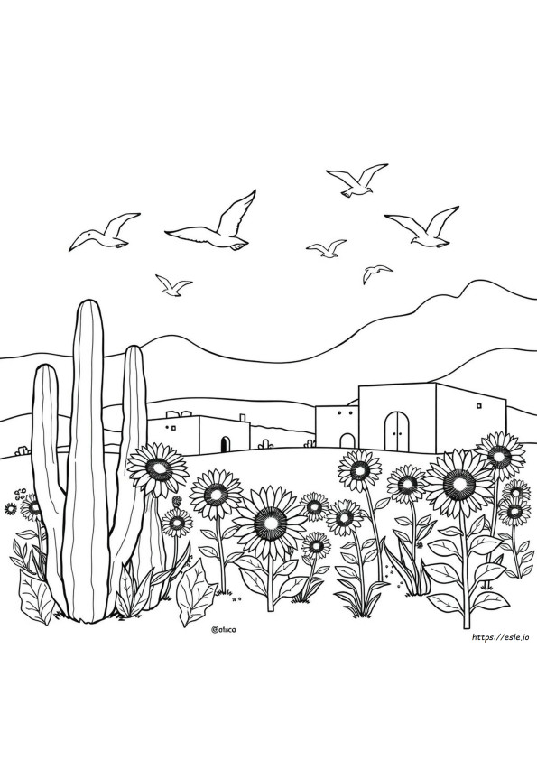 Mexican Coloring Pages Printable