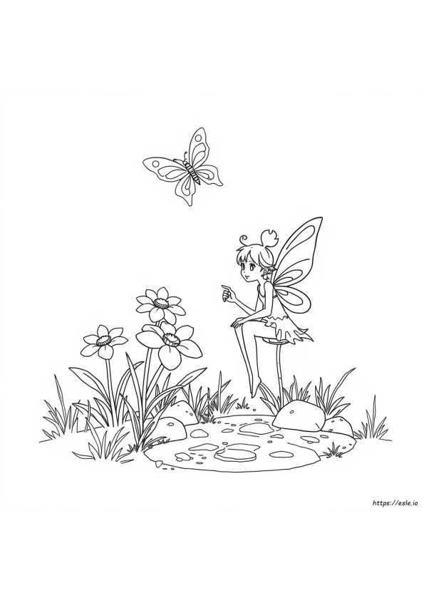 Fantasy Coloring Pages Easy