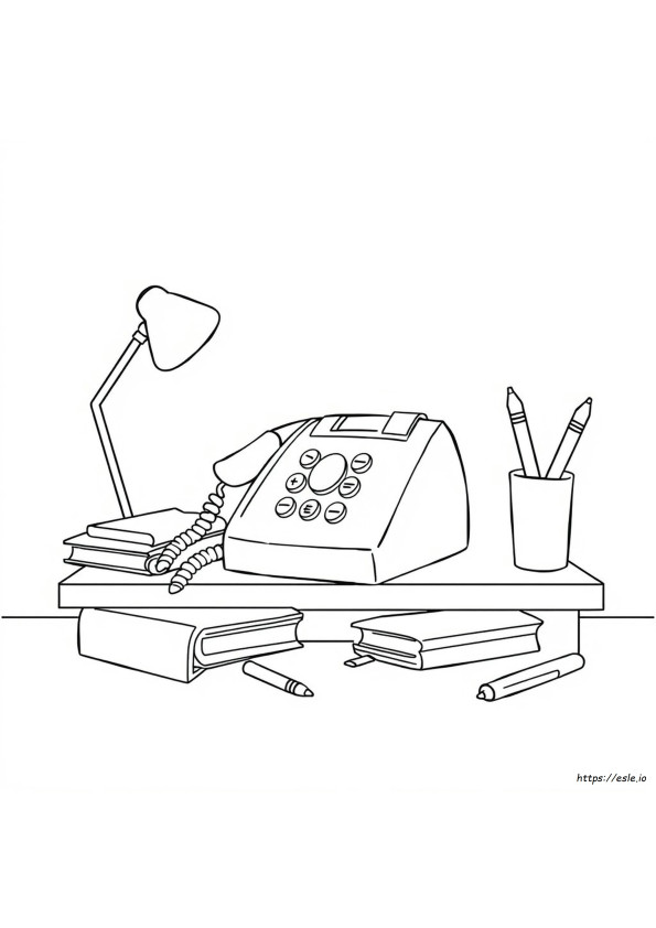 Coloriage Téléphone