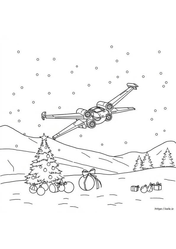 Świąteczne Kolorowanki Star Wars