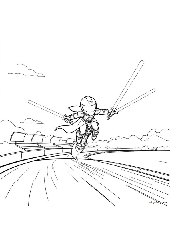 Blader X Ausmalbilder