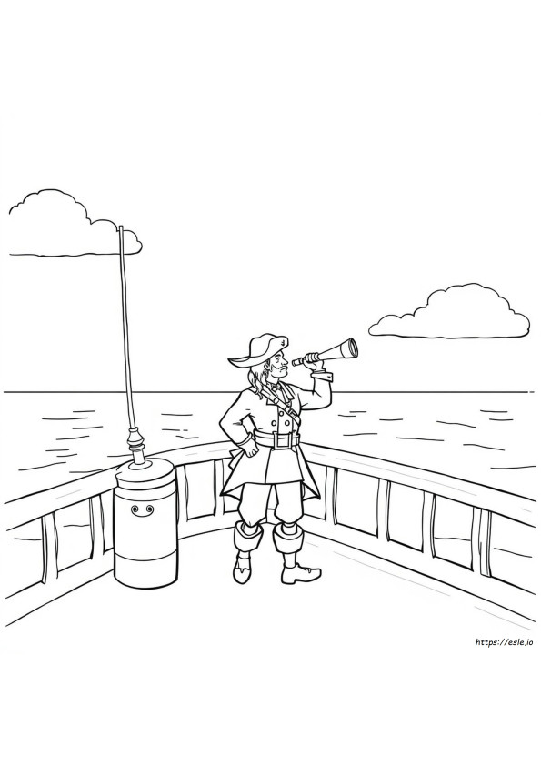Kapitein Kleurplaten