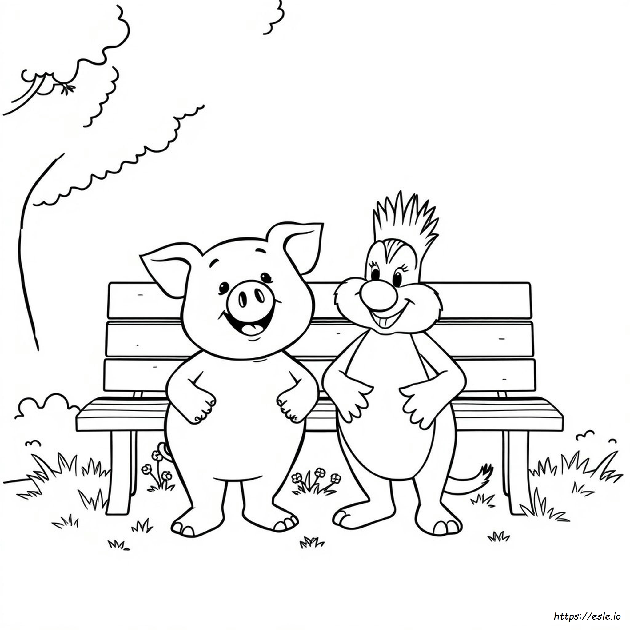 Pagene Da Colorare Piggiee Gerald